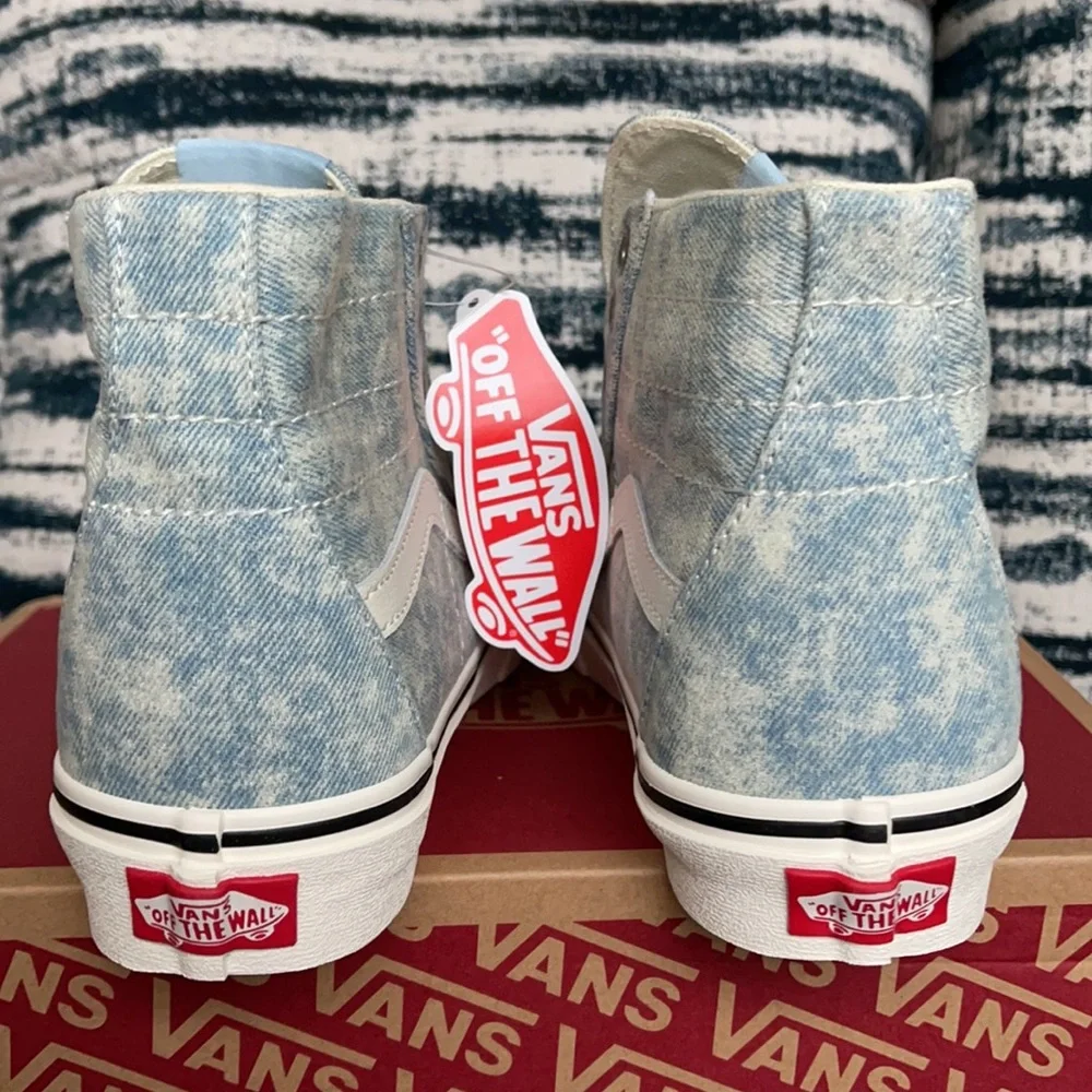 Vans Sk8-Hi Tapered Denimdstry Winter Sky Marshmalow MENS - Picture 14 of 16